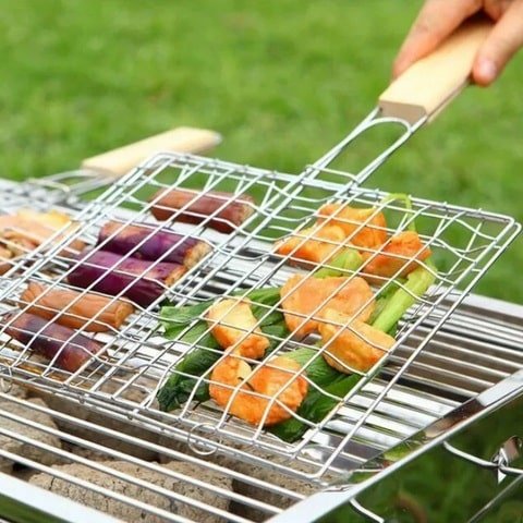 Panier barbecue sécurisé | ExpertGrill™ | La garantie d’une grillade réussie