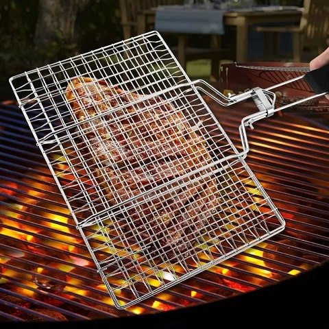 Panier barbecue sécurisé | ExpertGrill™ | La garantie d’une grillade réussie