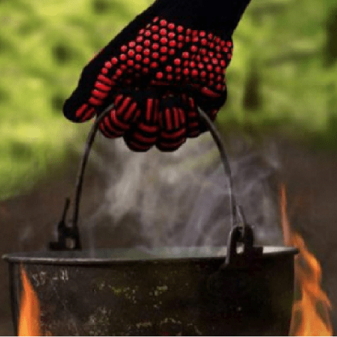 Gant cuisine barbecue Résistant à 100°C : taille 9 - Vebaflor