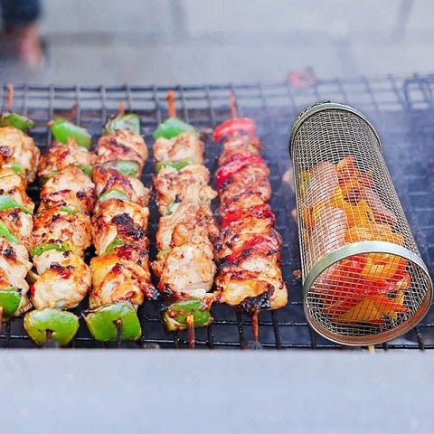 Panier à griller cylindrique | SafeGrill™