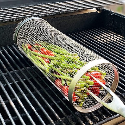 Panier à griller cylindrique | SafeGrill™