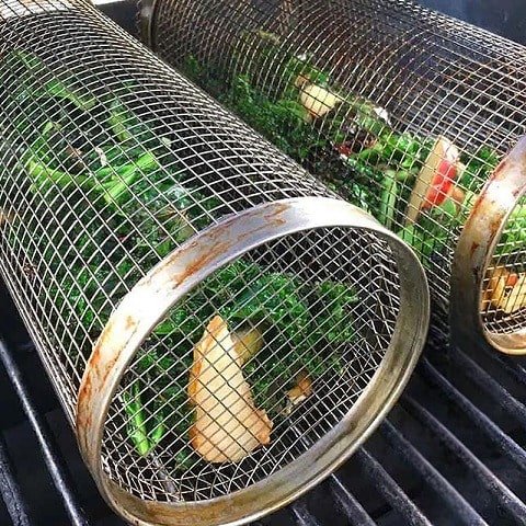 Panier à griller cylindrique | SafeGrill™